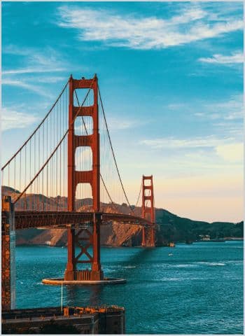 Background image of San Francisco city